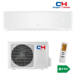 C&H Supreme 12 valkoinen ilmalämpöpumppu sisä- ja ulkoyksikkö