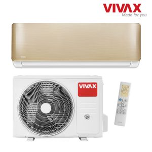 VIVAX R+ Design 12 shampanja ilmalämpöpumppu sisä- ja ulkoyksikkö