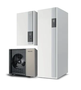 ilma-vesilämpöpumppu säästää lämmityskuluissa ja tuottaa tarpeeksi lämmintä käyttövettä koko perheelle