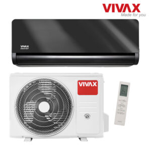 VIVAX H+ Design Grey Mirror ilmalämpöpumppu sisä- ja ulkoyksikkö